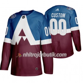 Män Ishockey Colorado Avalanche tröja med eget tryck Adidas 2020 Stadium Series Authentic